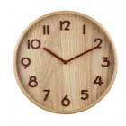 Orologio da parete Wood - diametro 32 cm - legno - Methodo