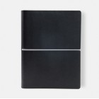 Taccuino Evo Ciak - 9 x 13 cm - fogli bianchi - copertina nero - In Tempo