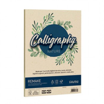 Carta Calligraphy Nature Remake - A4 - 120 gr - perla - Favini - conf. 50 fogli