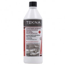 Disinfettante detergente - per superfici - super concentrato - 1 lt - Tekna