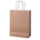 Shopper Twisted - maniglie cordino - 18 x 8 x 24 cm - carta kraft - rosa antico - Mainetti Bags - conf. 25 pezzi
