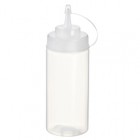 Squeeze bottle - per salse - 500 ml - trasparente - Leone