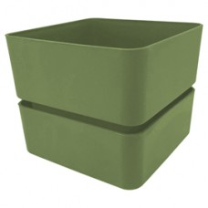 Vaso Veleta - 0,75 L - verde oliva - TeraPlast