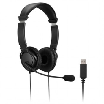 Cuffie stereo - con microfono e controllo del volume - connessione USB-A - Kensington