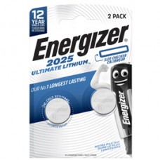 Pila CR2025 Ultimate Lithium - 3 V - Energizer - blister 2 pezzi