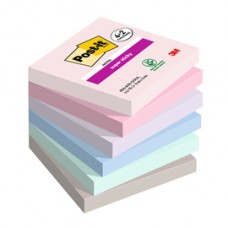 Blocco foglietti Post it® Super Sticky Soulful - 76 x 76 mm - 90 fogli - Post it® - conf. 6 blocchi