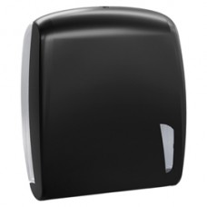 Dispenser asciugamani Skin carbon - piegati a C e Z - 34,5 x 11,2 x 30,6 cm - 450 fogli - nero  - Mar Plast