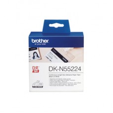 Brother - Nastro non adesivo - Nero/Bianco - 54mm x 30,48mt - DKN55224