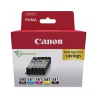 Canon - Cartuccia ink Multipack  - BK/C/M/Y -  CL-581 - 0386C009