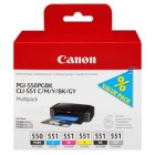 Canon - Cartucce ink - C/M/Y/K/GR - 6496B005