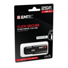 Emtec - Memoria USB B120 Click&Secure - ECMMD256GB123 - 256 GB