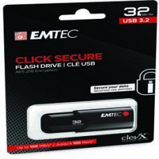 Emtec - Memoria USB B120 Click&Secure - ECMMD32GB123 - 32GB