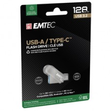 Emtec - Memoria Dual USB3.2 to Type-C - 128GB - ECMMD128GD283