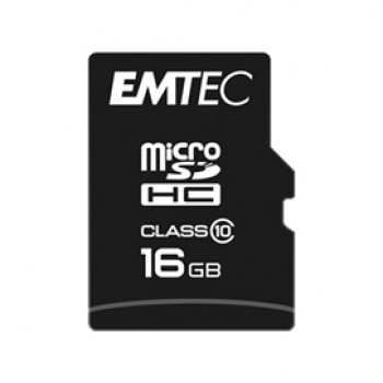 Emtec - Micro SDHC Class 10 Classic - ECMSDM16GHC10CG - 16GB