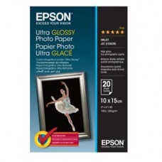 Epson - Ultra Glossy Photo Paper - 10x15cm - 20 Fogli - C13S041926