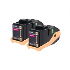 Epson - Toner Confezione doppia - Magenta - S050607 - C13S050607   - 15.000 pag