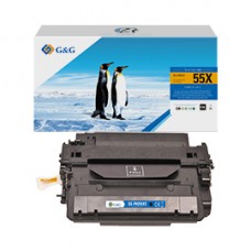 GG - Toner Compatibile per Hp CE255X - Nero - 12.500 pag