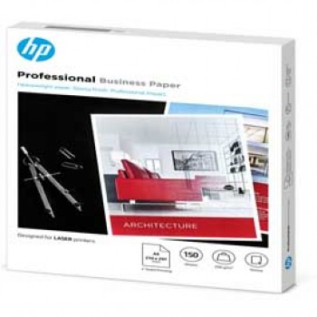 Hp - Confezione da 150 fogli carta originale fotografica lucida professionale per stampe laser A4 - 7MV83A