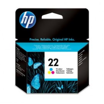 Hp - Cartuccia ink originale - 22 - C/M/Y - C9352AE - 165 pag