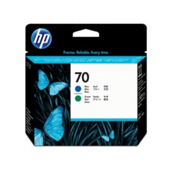 Hp - Testina di stampa originale - 70 - Blu / Verde - C9408A - 130ml