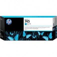 Hp - Cartuccia ink originale - 745 - Ciano - F9K03A - 300ml