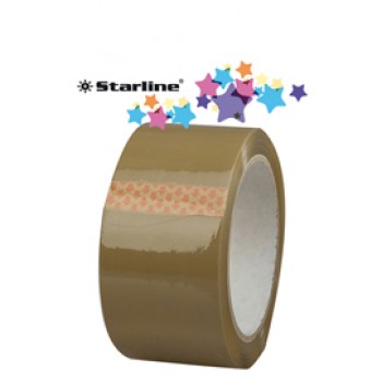 Nastro adesivo - 5 cm x 66 m - PPL - avana - Starline