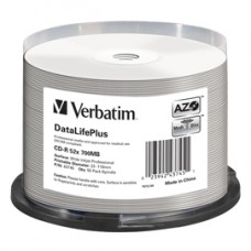 Verbatim - Scatola 50 CD-R Data Life Plus - spindle 1X-52X - 43745 - 700MB