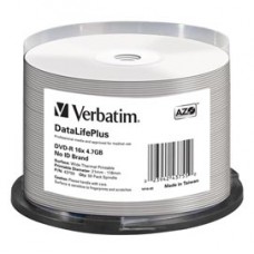 Verbatim - Scatola 50 DVD-R - stampabile - 43755 - 4,7GB