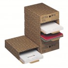 Scatola archivio A4 File - 26x8x35 cm - avana - Esselte Dox