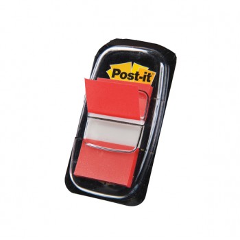 Segnapagina Post it® Index Medium - 680-1 - 25,4 x 43,2 mm - rosso - Post it® - conf. 50 pezzi