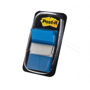 Segnapagina Post it® Index Medium - 680-2 - 25,4 x 43,2 mm - blu - Post it® - conf. 50 pezzi