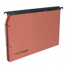 Cartella sospesa Cartesio Plus - armadio - interasse 33 cm - fondo U 30 mm - 32,6x28 cm - arancio - Bertesi