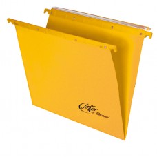 Cartella sospesa Joker - cassetto - interasse 39 cm - fondo V - 37x25 cm - giallo - Bertesi