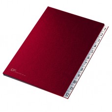 Classificatore numerico 1/12 - 24x34 cm - rosso - Fraschini