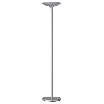 Lampada da terra Varialux - a led - base diametro 34 cm - H 180 cm - 23 W - grigio metal - Unilux