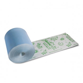 Rotolo per registratori di cassa - stampa termica - carta termica Green roll - 79 mm x 80 mt - diametro esterno 78 mm - 48 gr - anima 12 mm - Rotolificio Pugliese - blister 5 pezzi