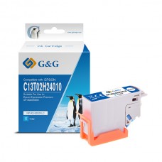 G&G - Cartuccia ink Compatibile per Epson Expression Premium XP-6000/6005 - Ciano