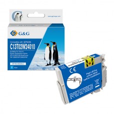 G&G - Cartuccia ink Compatibile per Epson Expression Home XP-5105/5100 - Ciano