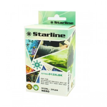 Starline - Cartuccia Ink Compatibile per HP 912 XL - Nero - 58ml